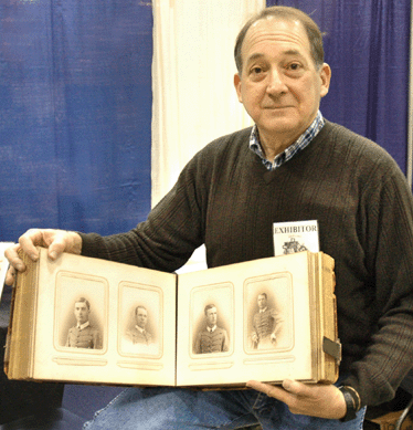 Bristol, Conn., dealer Edward J. Cohen shows an 1879 photographic yearbook from West Point filled with original cabinet card photographs of cadets dressed in their uniforms.