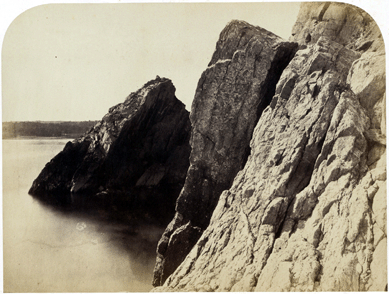 Benjamin Brecknell Turner, English (1815‱894), "Anstey's Cove, Torquay,†1861, albumen silver print, Lawrence and Sybil Hite.
