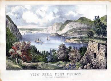 Currier & Ives' "View From Fort Putnam†was one of the stolen items.