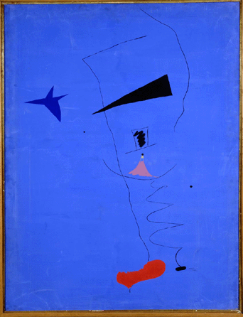 Joan Miró's "Blue Star,†1927, was the top lot of the auction when it attained $16.6 million.