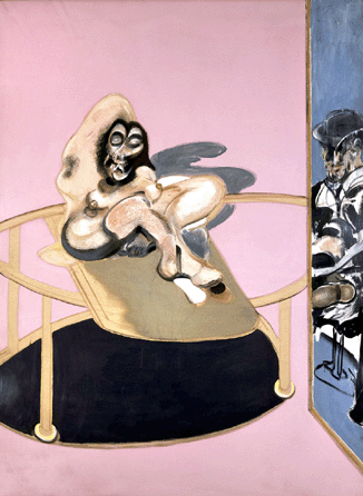 The sale's top lot was Francis Bacon (1909‱992), "Study of a Nude with Figure in a Mirror,†oil on canvas, 78 by 58 inches, signed, titled and dated 1969 on the reverse, which sold for $39,779,291 to a European private collector.