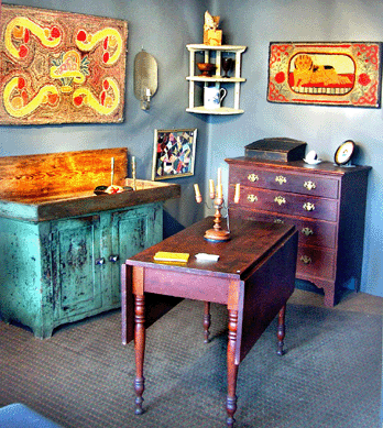Mary Wilmarth, Pearland and Buckingham Antiques, both in Burleson, Texas.