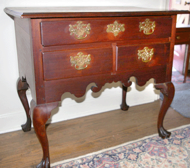 This Queen Anne Delaware Valley lowboy brought $27,600.