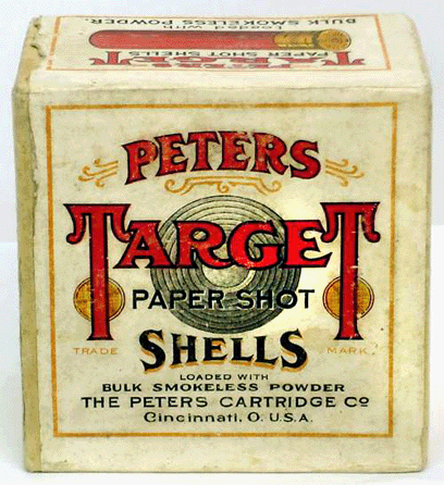 This fully sealed box of Peters Target 20-gauge shotgun shells sold for a new world record price of $2,966.