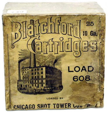 At $2,260, the price for this Blatchford Cartridges 10-gauge, Load 608 empty shell box sets a new SoldUSA.com record.
