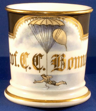 The record for an occupational mug was broken twice when this aeronaut mug flew to $45,000.