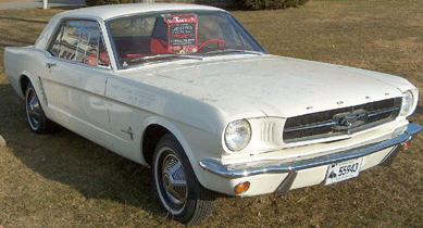 A big attention-getter for Tim's Cabin Fever Auction was the 1964½ Mustang coupe that fetched $5,750.