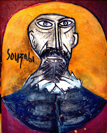 Francis Newton Souza's "Head of a Portuguese Navigator,†1961, was one of the disputed works. The oil on board measures 30 by 24 inches.