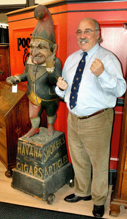 POOK & PUNCH: Ron Pook assumes the stance of the Punch, one of the highlights in the sale.