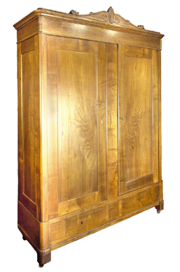 Attributed to the shop of Johann Michael Jahn (1816‱883), armoire, 1846‱860, New Braunfels, Texas, black walnut and pine.