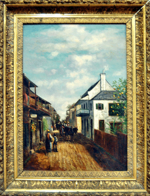 Frank Henry Shapleigh's 1888 St Augustine, Fla., street scene brought an exceptional $103,500, one of the highest prices on record for the artist.