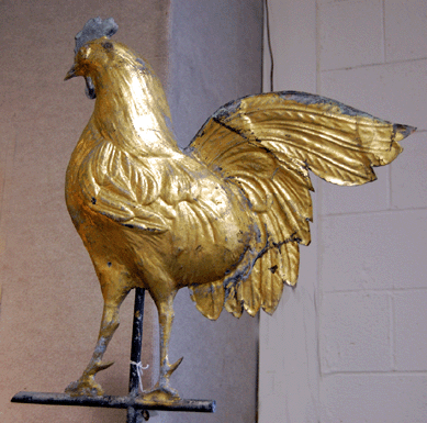 A rooster weathervane was $2,688.
