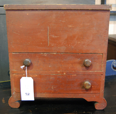 A miniature blanket chest from an area home sold for $952.