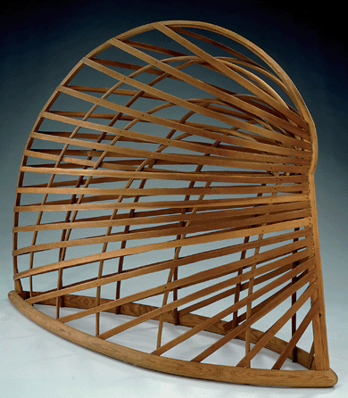 Interspersing Sitka spruce and pine, Puryear shaped "Bower,†1980, into a form that is particularly appealing in person. Smithsonian American Art Museum.