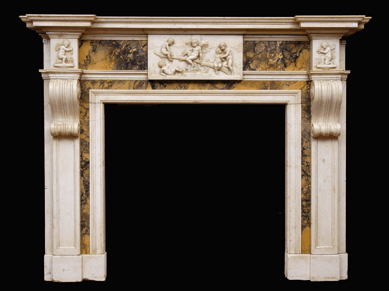 A North Italian marble chimneypiece, probably Milanese, achieved $47,150.