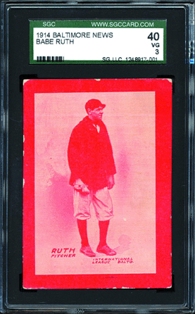 Robert Edward Sells 1914 Ruth Rookie Card For 517,000 - Antiques And The  Arts WeeklyAntiques And The Arts Weekly