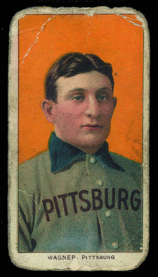 This 1909‱911 T206 Honus Wagner card was in poor condition, but still managed to sell for $317,250.