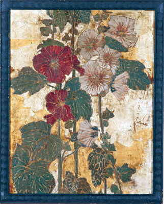 A floral painting, "Hollyhock Silhouette†by Mary Elizabeth Price, achieved $31,625.