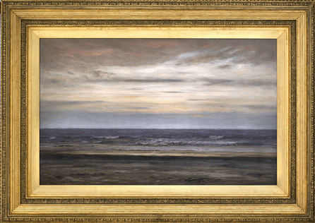 Dwight William Tryon (1849‱925), "The Sea: Evening,†1907, oil on canvas, 30 by 47 15/16  inches. Freer Gallery of Art, gift of Charles Lang Freer.