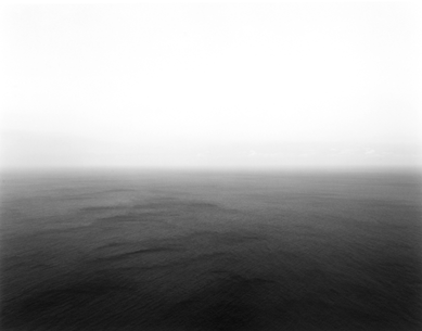 Hiroshi Sugimoto (Japanese, b 1948), "Sea of Japan/Oki II,†1987, gelatin silver print on paper, 18 11/16 by 23 11/16 inches. Arthur M. Sackler Gallery, purchase.