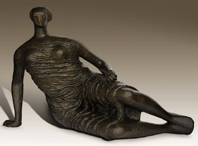 Henry Moore (1898‱986), "Draped Reclining Woman,†1957‱958, sold for $8,448,394 (world record price for the artist at auction).