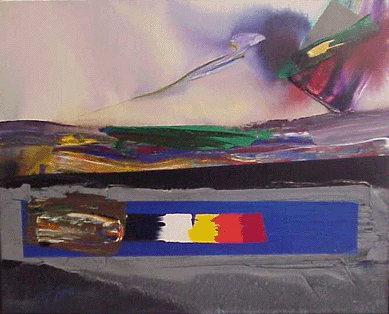 A Paul Jenkins acrylic, circa late 1970s, "Phenomenon Prism Yield,†achieved $8,068.