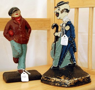 A Dapper Dan doorstop from Chicopee, Mass., dealer Nook and Cranny Antiques.