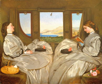 Augustus Egg (British, 1816‱863), "The Travelling Companion,†1862, oil on canvas, Burmingham Museum & Art Gallery, presented by the Feeney Charitable Trust, 1956.