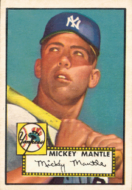 A 1952 Topps #311 Mickey Mantle brought $91,470.