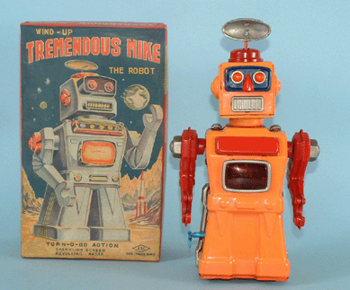 There was heavy competition for Tremendous Mike, which sold for $25,425 with its box. 