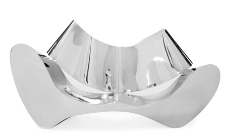 Top lot in the sale was Ron Arad's "D',†a mirror-polished stainless steel sofa, designed in 1995, which sold for $206,500. 