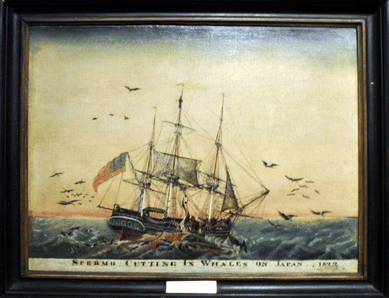 Paintings were the highlight of the Henderson collection. The pair of primitive paintings of the Nantucket whaleship Spermo sold to the Nantucket Historical Association for $370,000.