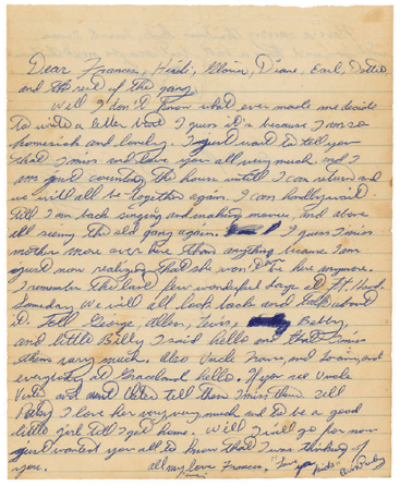 Rarity and extraordinary content related to his mother spurred bidding for this Elvis letter to $30,186. 