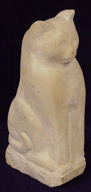 A 14½-inch carved limestone cat attributed to folk artist William Edmondson brought $12,100.