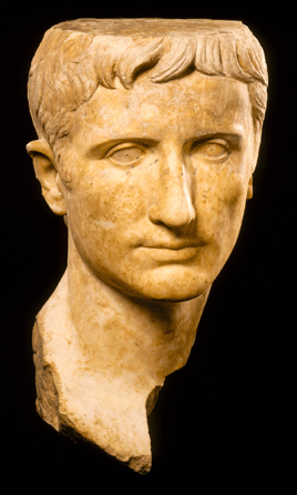 Unknown artist, portrait of Augustus, First Century BC⁆irst Century AD, marble. The Walters Art Museum, Baltimore, Md.