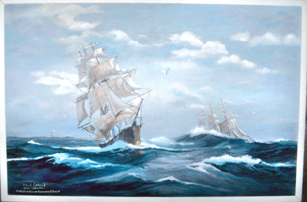 A marine scene by Vernon H. Coleman (1898‱978).