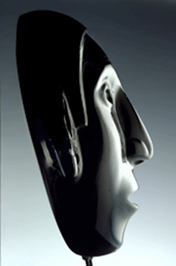 An obsidian mask would have been very difficult to craft because of the fragile nature of the material. Obsidian was used in weapons because of its ability to maintain an extremely sharp edge.