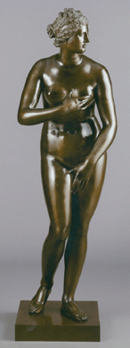 Pietro Cipriani, Venus de' Medici, 1722′4, bronze, 61 1/8 inches high. The J. Paul Getty Museum, Los Angeles.