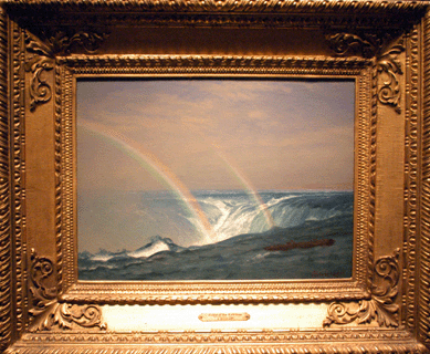 "Home of the Rainbow, Horseshoe Falls Niagara,†by Albert Bierstadt; Questroyal Fine Art, New York City.
