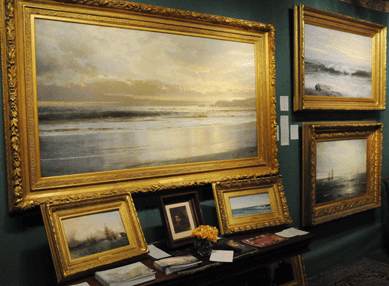 Paintings by William Trost Richards at William Vareika Fine Arts, Newport, R.I.