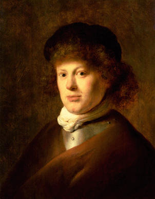 Jan Lievens (Dutch, 1607‱674), "Portrait of Rembrandt,†circa 1629, oil on panel. Rijksmuseum, Amsterdam, on loan from a private collection.