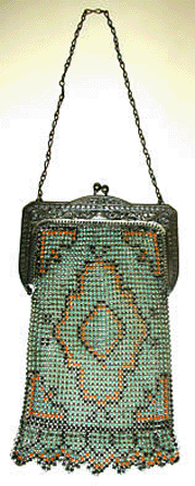 One of the pieces reported missing from a collection of vintage handbags.