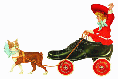 Buster Brown Shoes tin sign, 40 by 24¾ inches, made by American Art Works Lithographers of Coshocton, Ohio, brought $20,900.