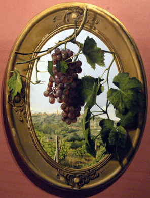 Jorge Alberto, "Ready for Picking,†oil on panel, 24 by 18 inches. Principle Gallery, Alexandria, Va. 