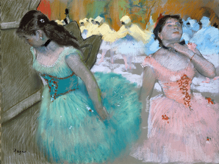 Edgar Degas, "The Entrance of the Masked Dancers,†1879, pastel on paper, 19¼ by 25½ inches. 