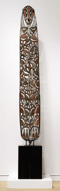 Sawos ancestral Malu board, New Guinea, realized $1,314,500 (record for a Sawos sculpture at auction).