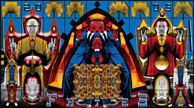 "Fates,†2005, 167¾ by 299¼ inches. Tate, London, purchased with assistance from Tate Members, 2006. ©Gilbert & George