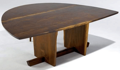 A price of $184,000 was paid for a Nakashima Minguren II dining table.