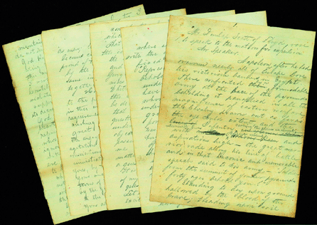 A "motion for expulsion,†circa 1868, in which a Georgia state senator rouses his compatriots to throw fellow black legislators out of the state senate, which sold for six times the estimate at $3,851.