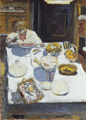 Pierre Bonnard "The Table,†1925, oil on canvas, 40½ by 29¼ inches. Tate Museum. Presented by the Courtauld Fund Trustees 1926. ©Tate, London 2008 ©2008 Artists Rights Society (ARS), New York / ADAGP, Paris.